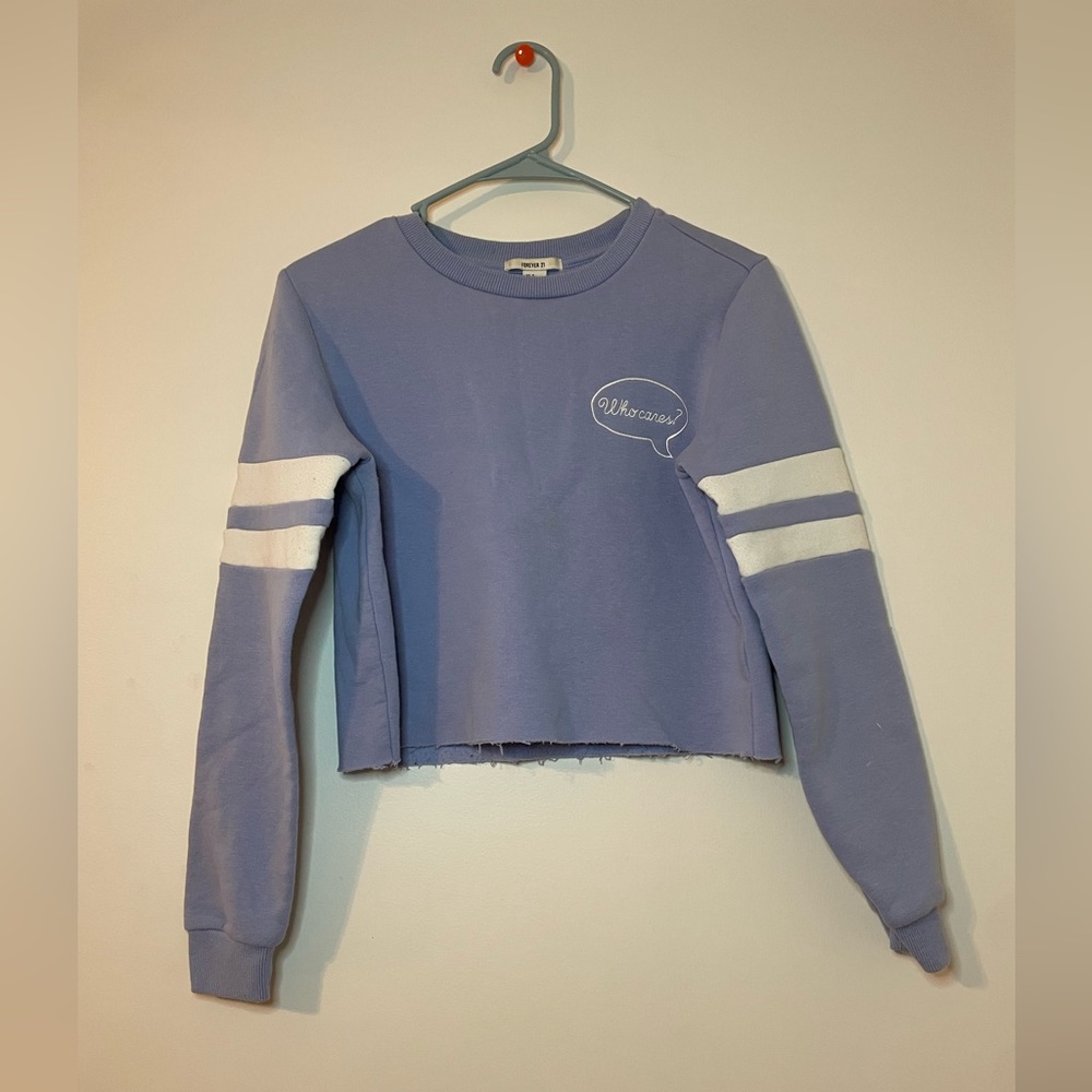 F21 Cropped Crewneck
